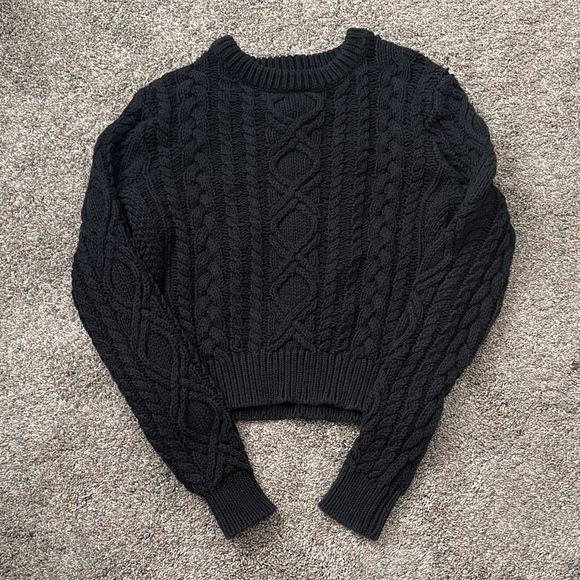 Ralph Lauren Sweaters - Ralph Lauren Black Cable Knit Sweater